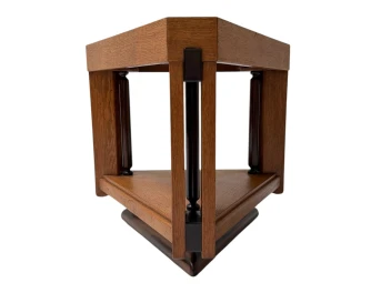 Art Deco Modernist Triangular Side Table by Anton Lucas, 1920s